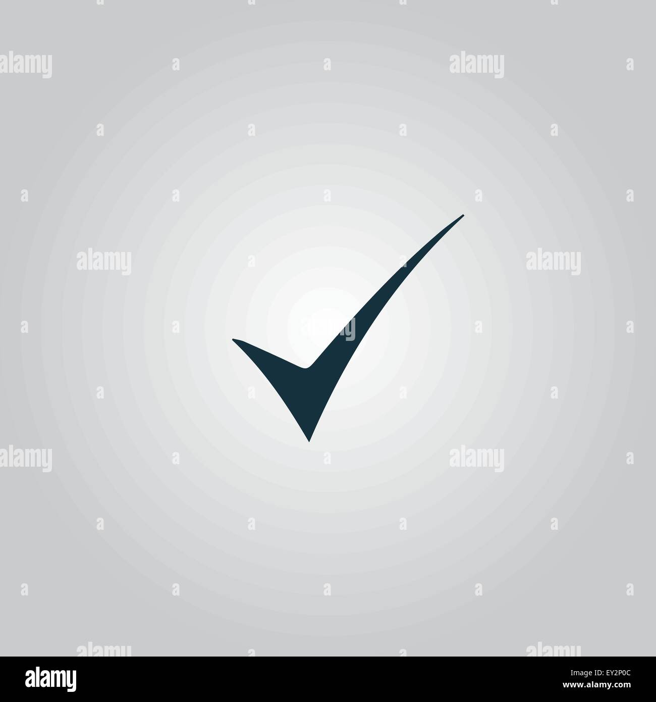Elegant Check mark symbol Stock Vector Image & Art - Alamy