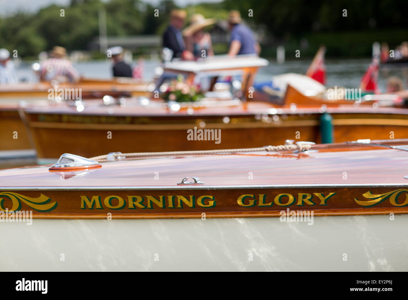 Slipper launch boat morning glory at the Thames Traditional Boat
