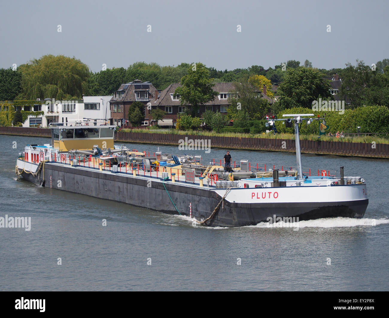 Pluto, ENI 02334521, is a container ship traveling on the Amsterdam ...