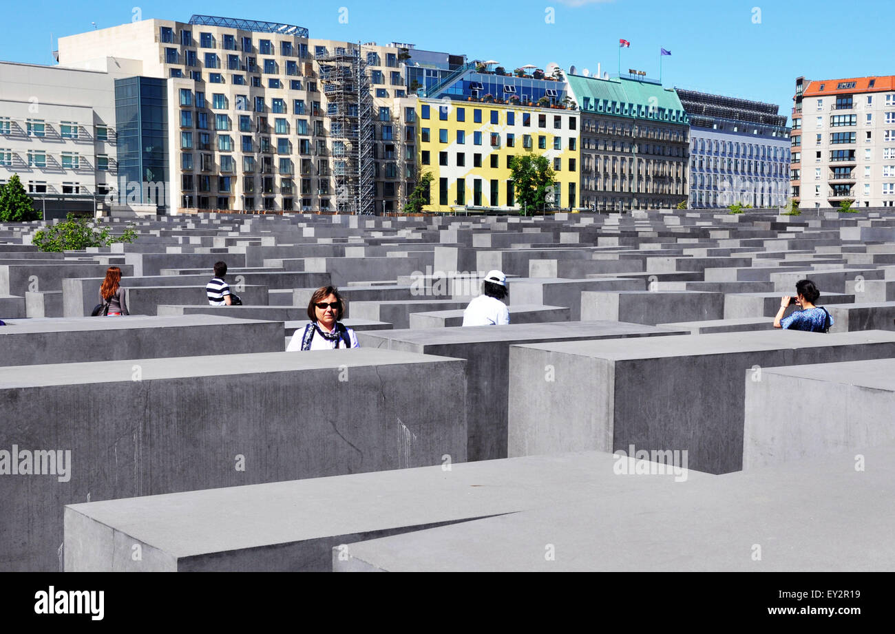 Jewish memorial in berlin germany stock photo alamy