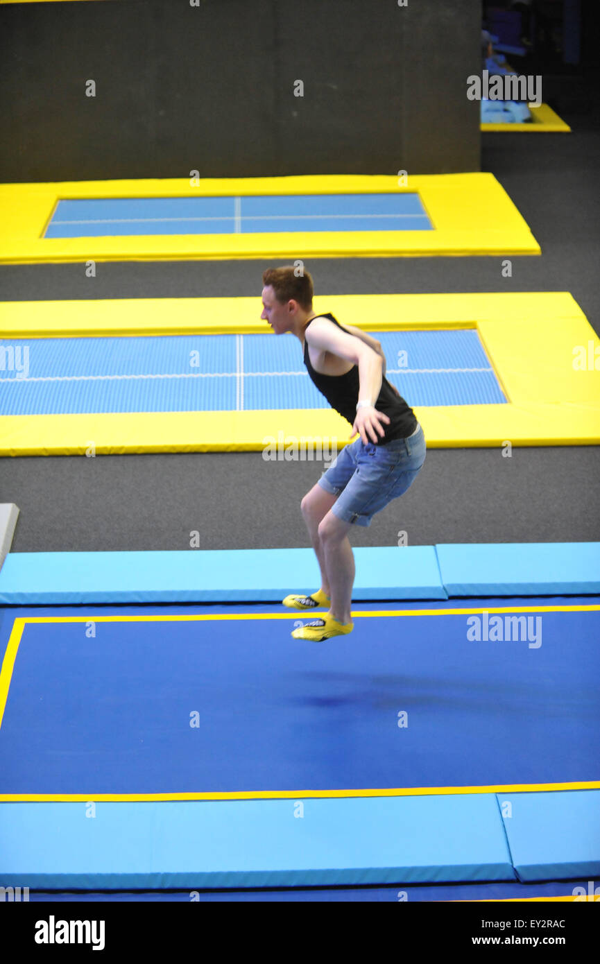 The first Oxygen Freejumping trampoline park opens in Acton, west