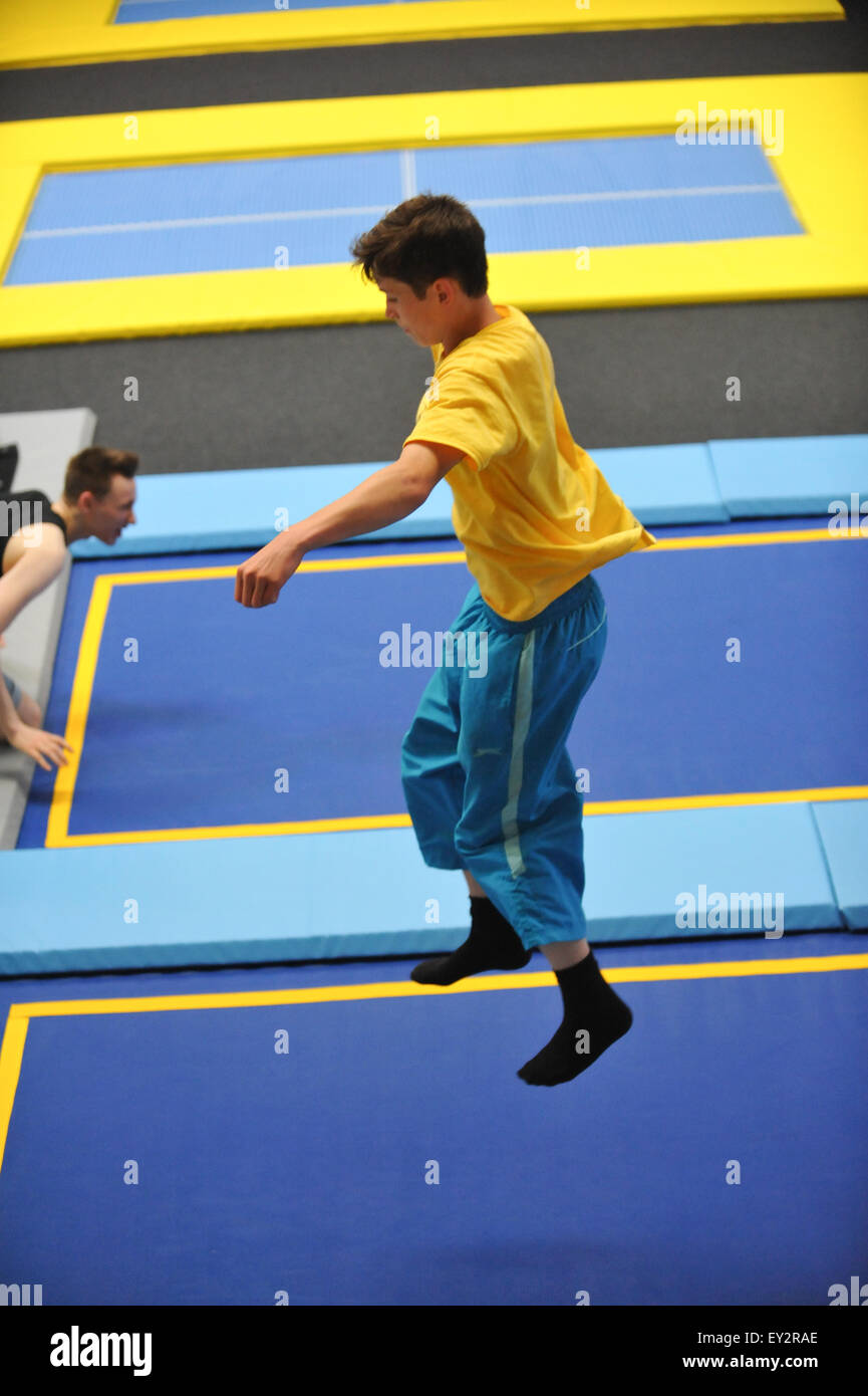 The first Oxygen Freejumping trampoline park opens in Acton, west