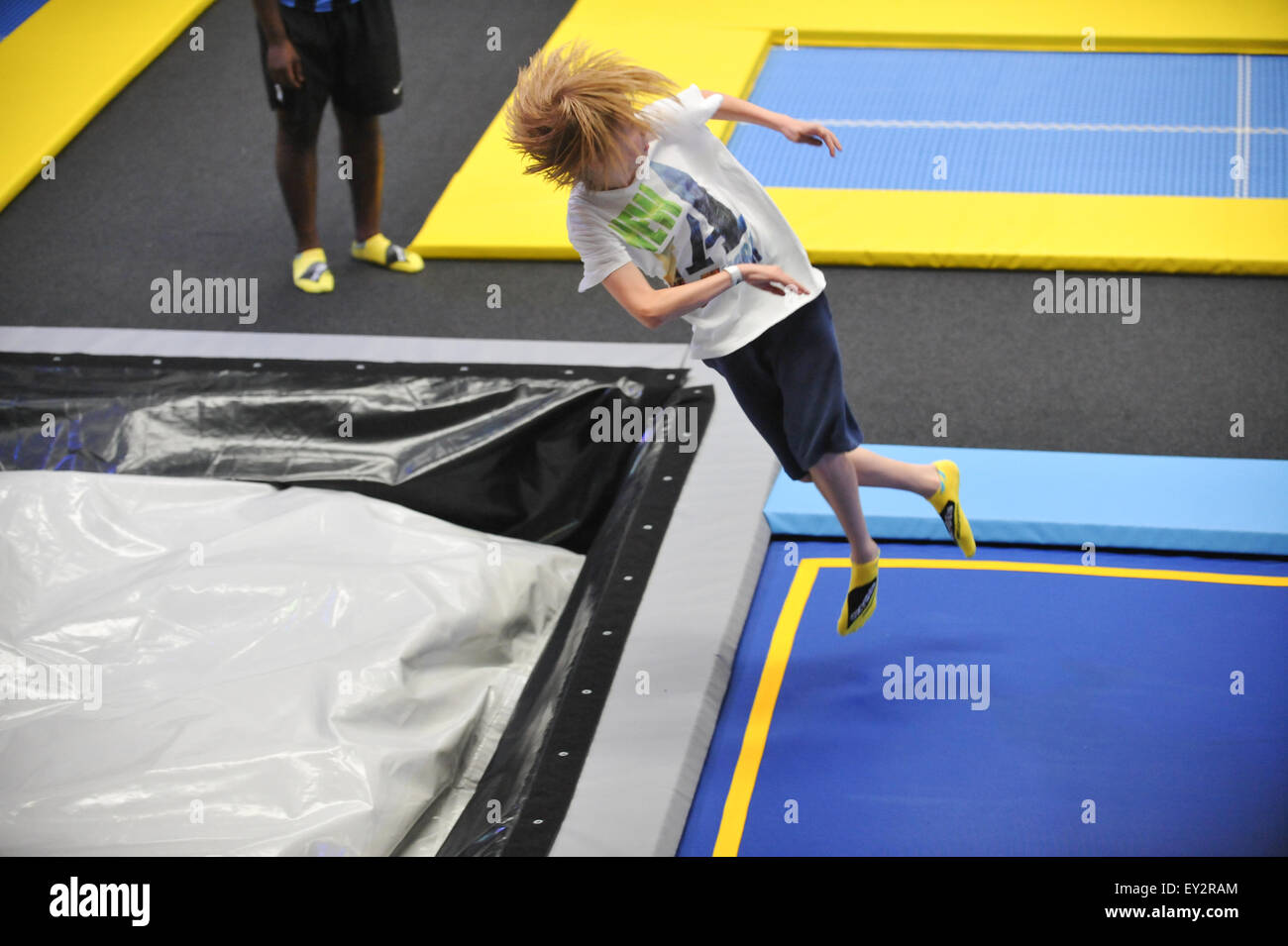 The first Oxygen Freejumping trampoline park opens in Acton, west