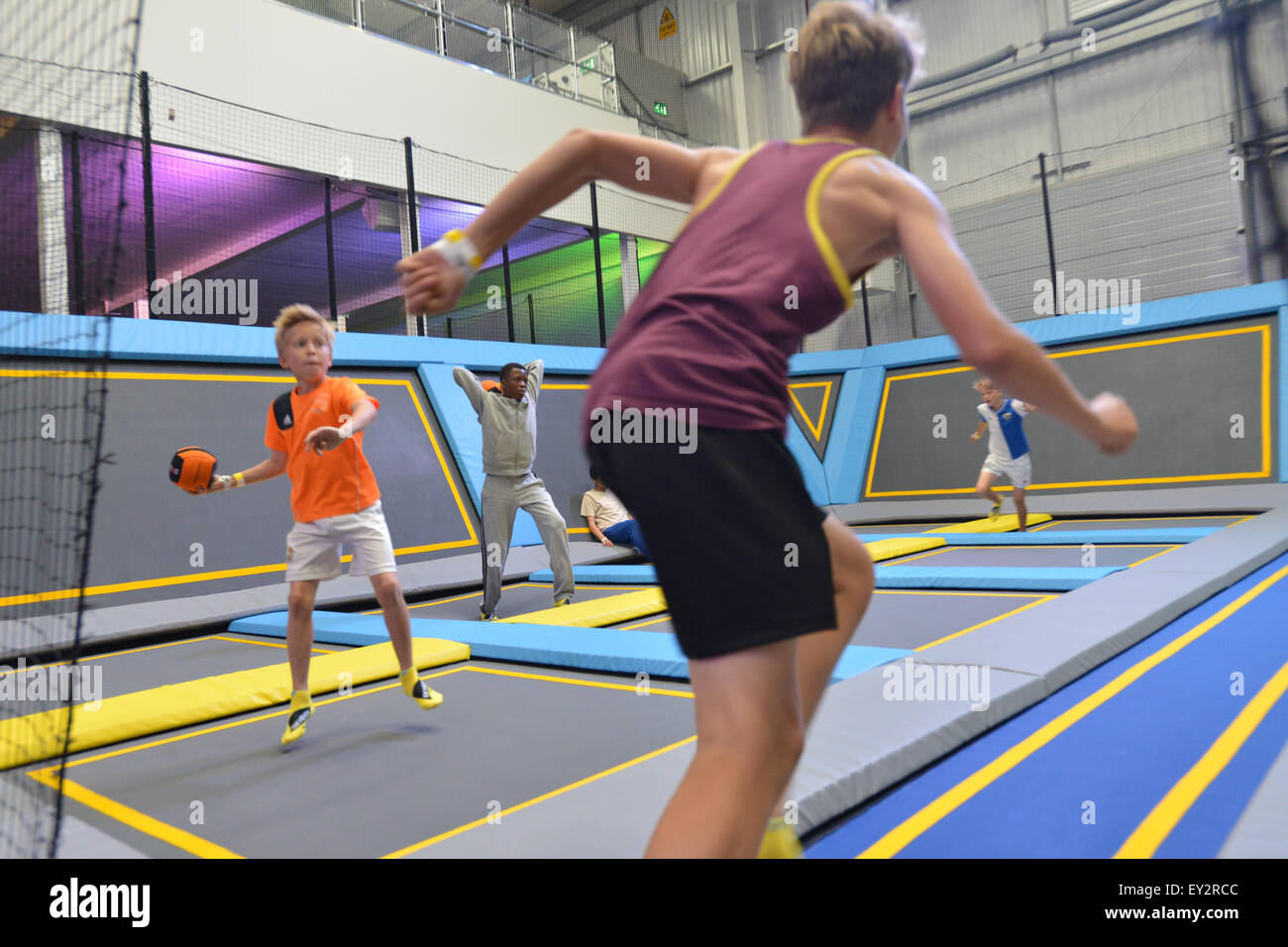 The first Oxygen Freejumping trampoline park opens in Acton, west
