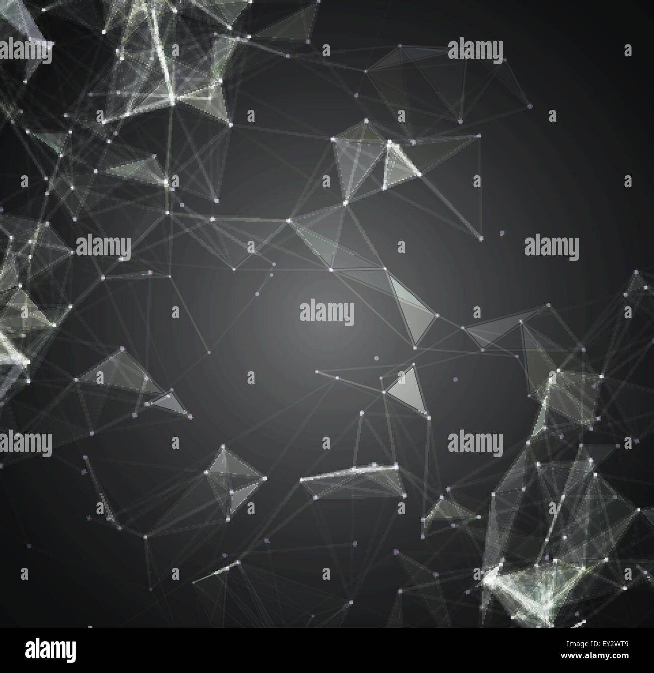Abstract mesh background with circles, lines and shapes Stock Vector ...