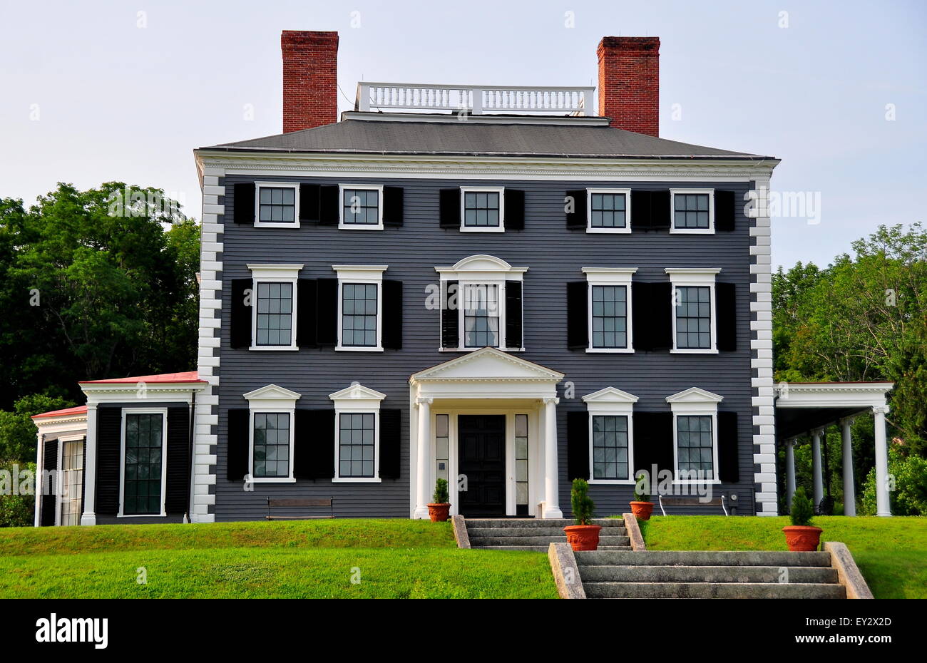 Lincoln, Massachusetts: 1790 Codman House, sometimes called The Grange, is a fine example of colonial federal architecture * Stock Photo