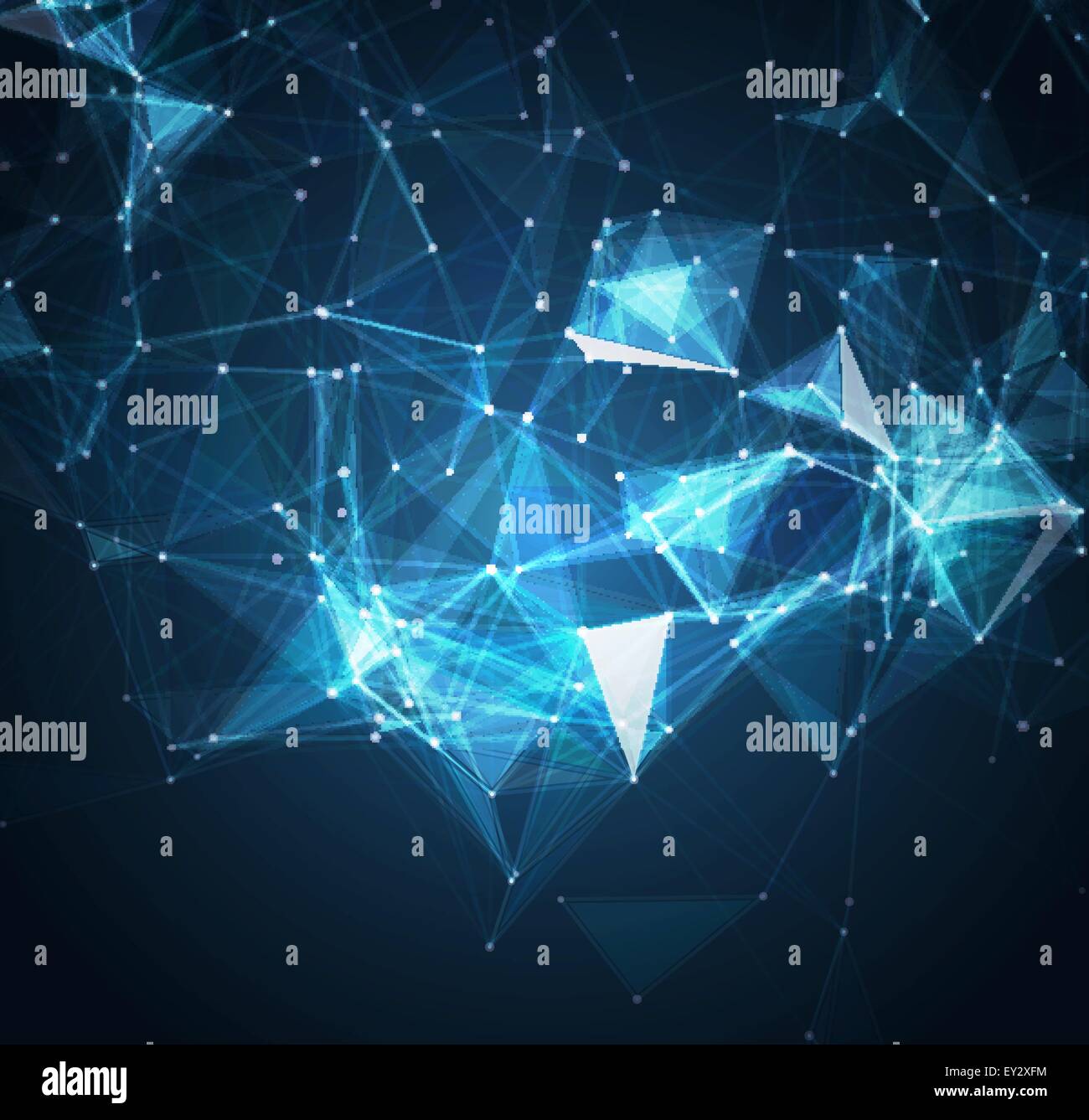 Abstract mesh background with circles, lines and shapes Stock Vector ...