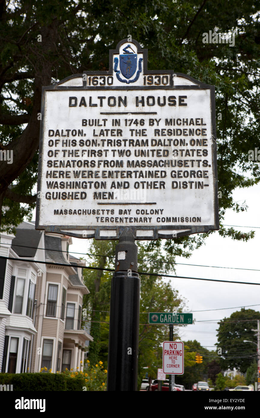 DALTON HOUSE Built in 1746 by Michael Dalton Stock Photo Alamy