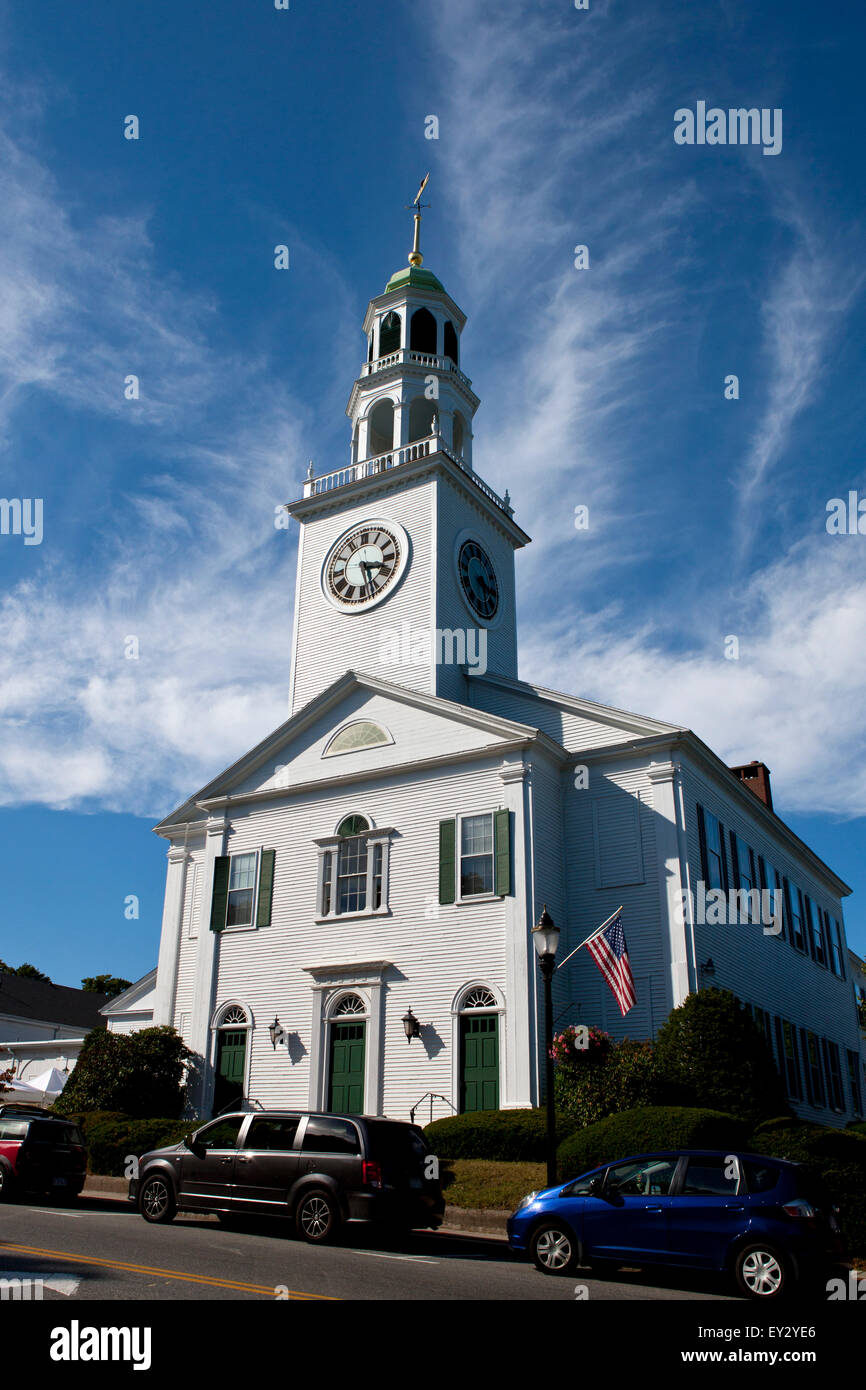Old South United Methodist Church, Reading, Massachusetts, United States of America Stock Photo