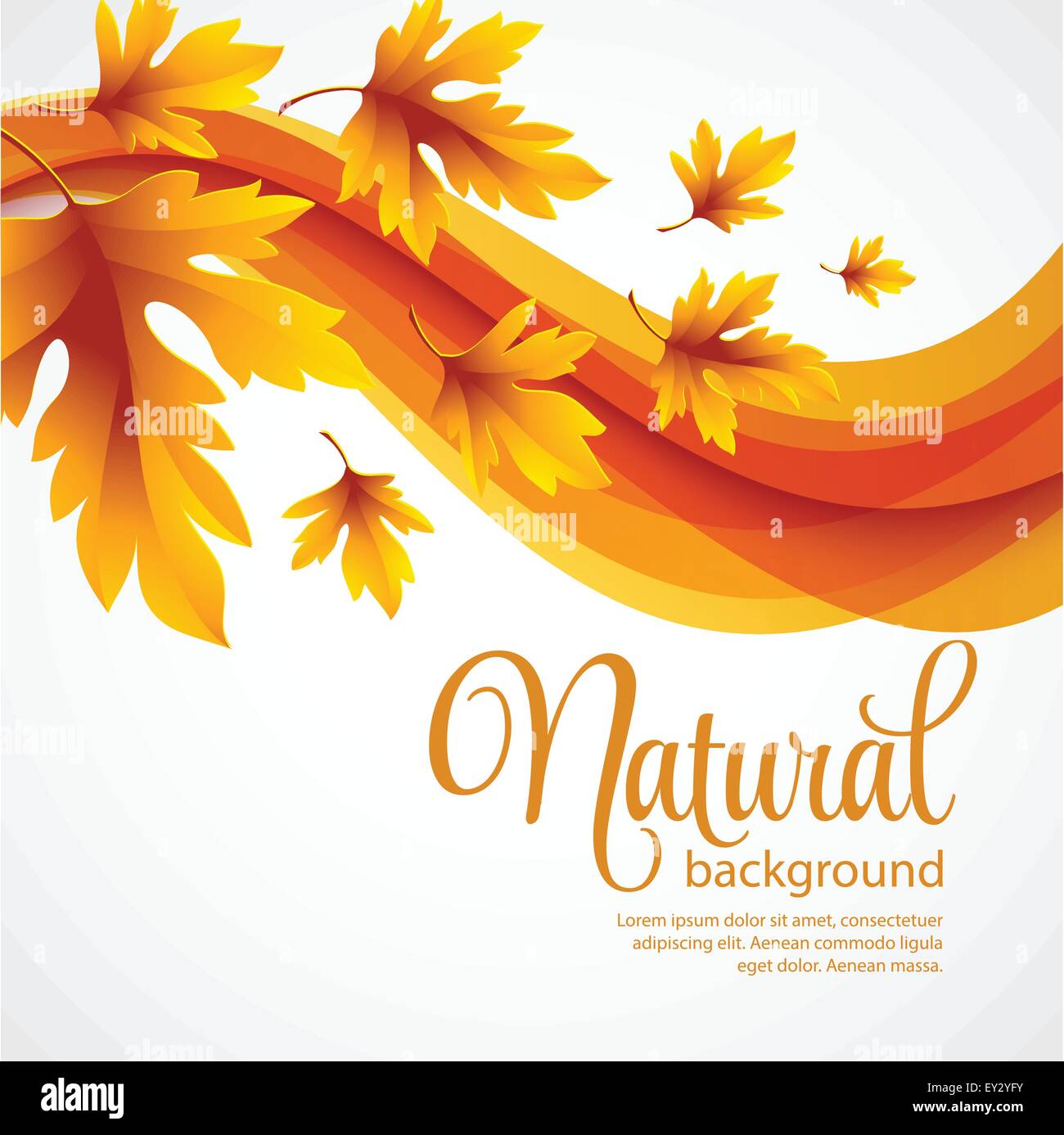 Autumn leaves background. Vector illustration Stock Vector Image & Art ...