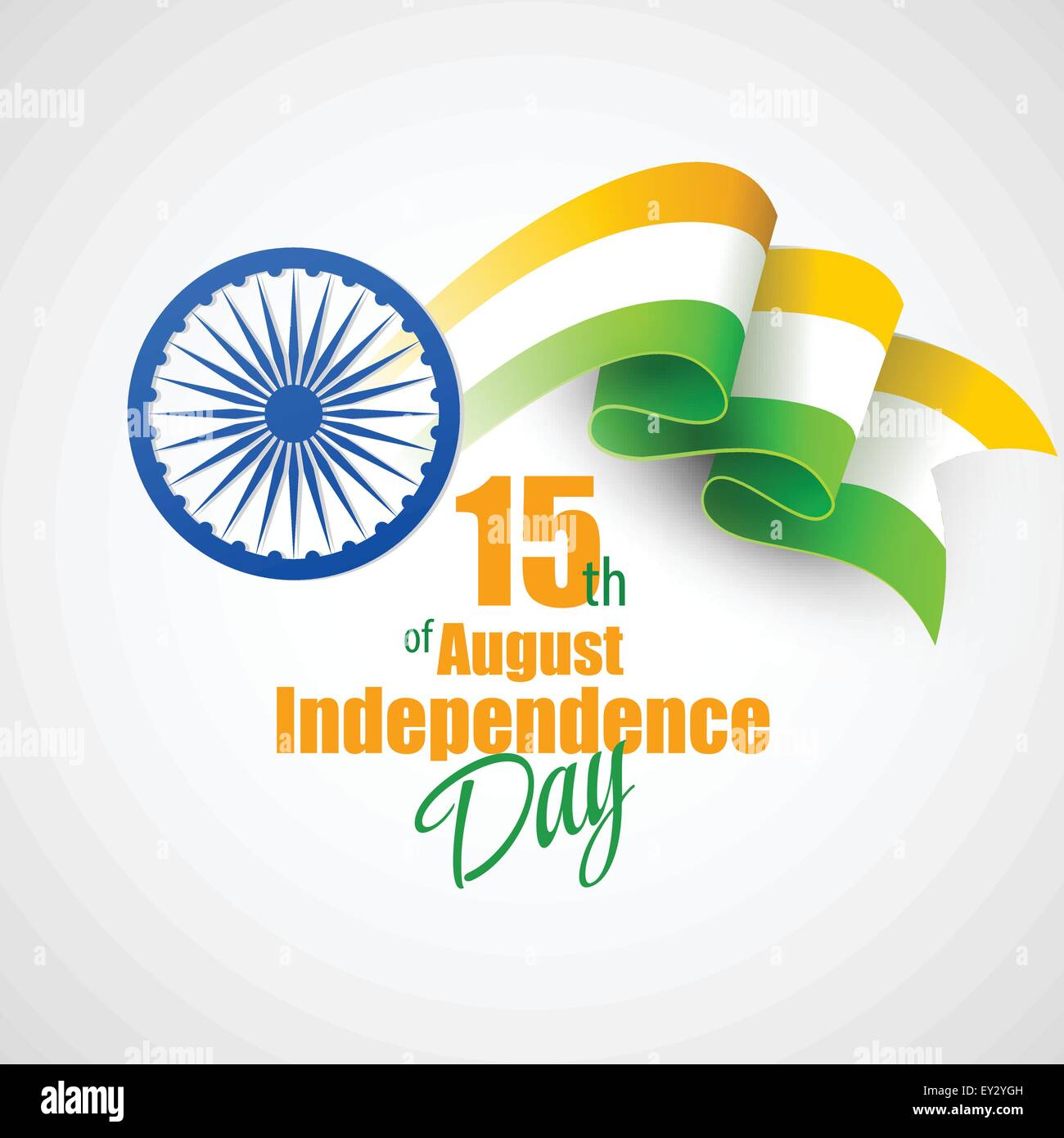 Creative Indian Independence Day concept. Vector illustration ...