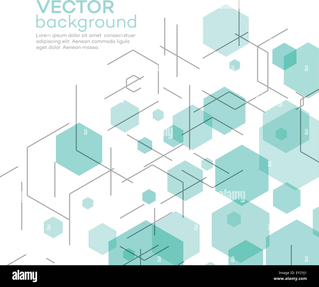 Abstract background with hexagons. Vector illustration Stock Vector ...