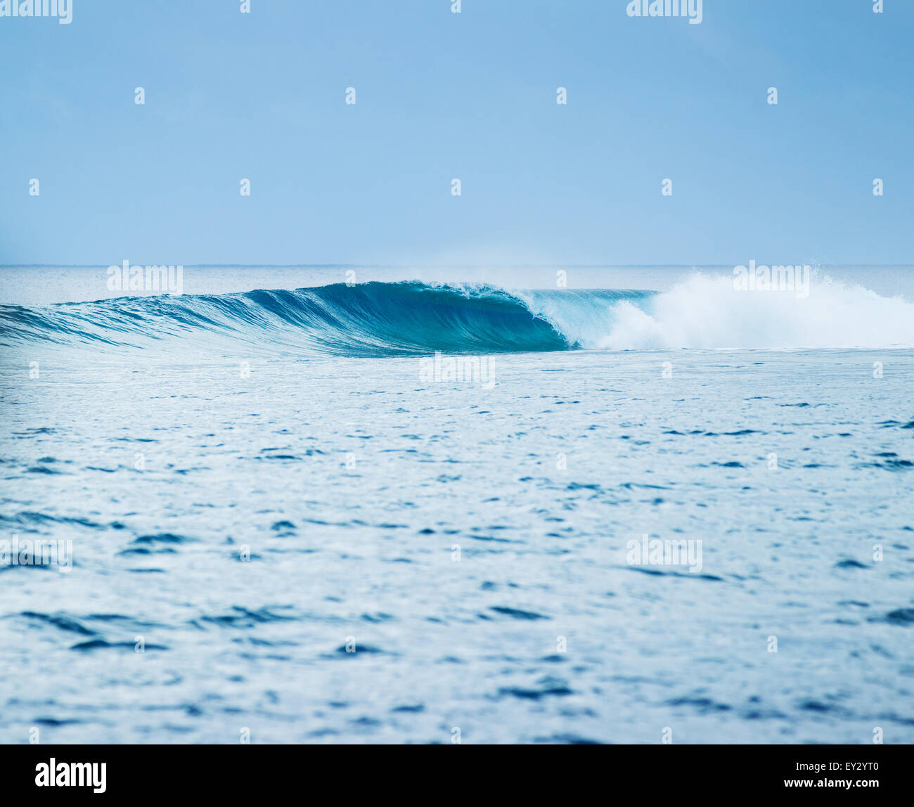 Blue Ocean Wave Stock Photo - Alamy