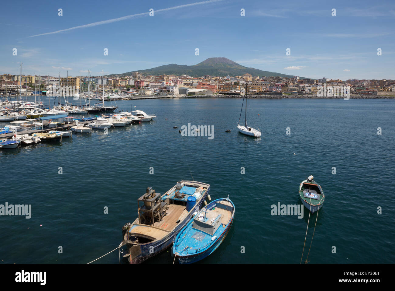 Torre del Greco (Napoli, Italia) - A view of the harbor Stock Photo