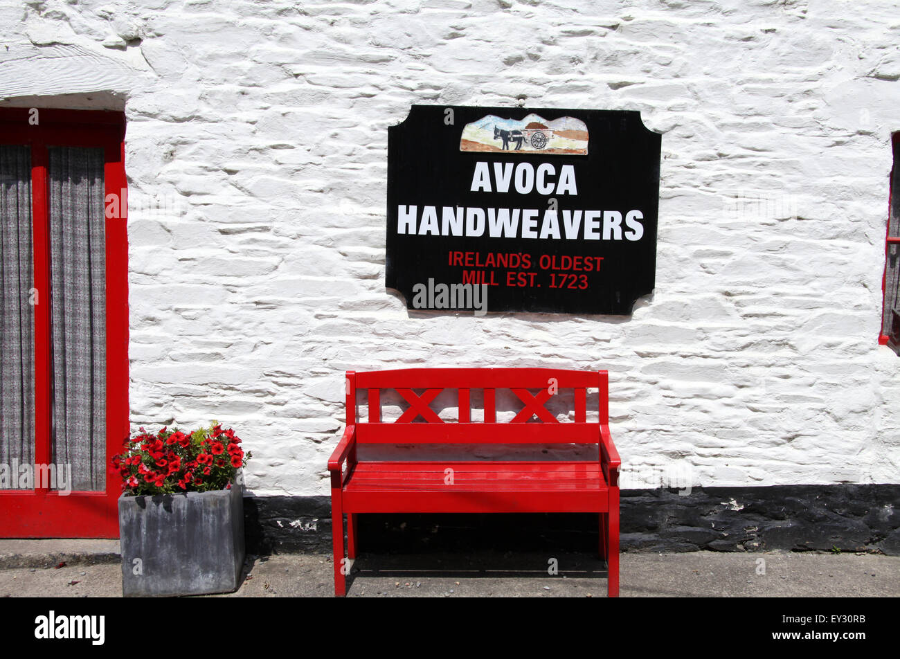 Avoca Handweavers Mill in County Wicklow Stock Photo Alamy
