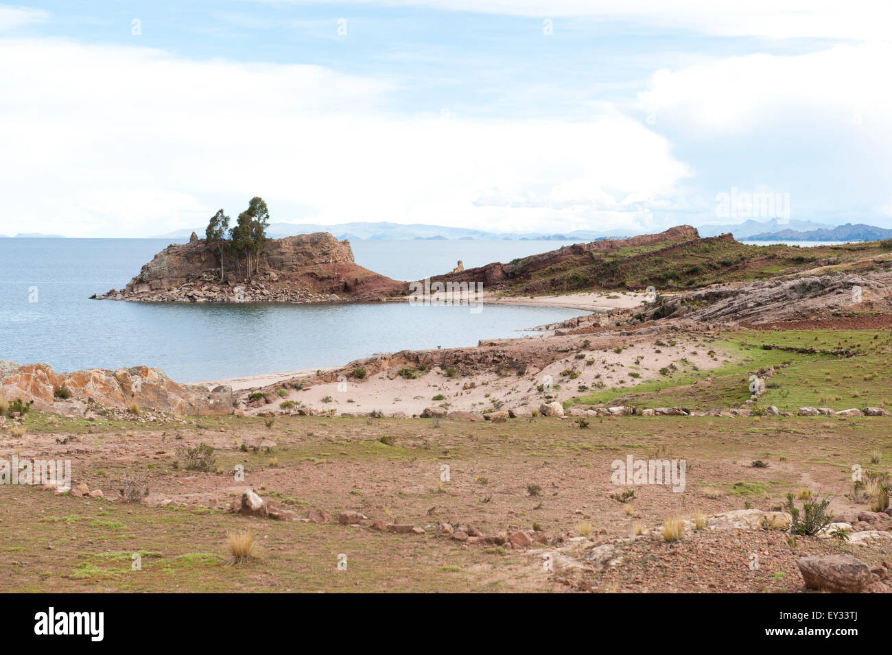 Taquile island landscape hi-res stock photography and images - Alamy