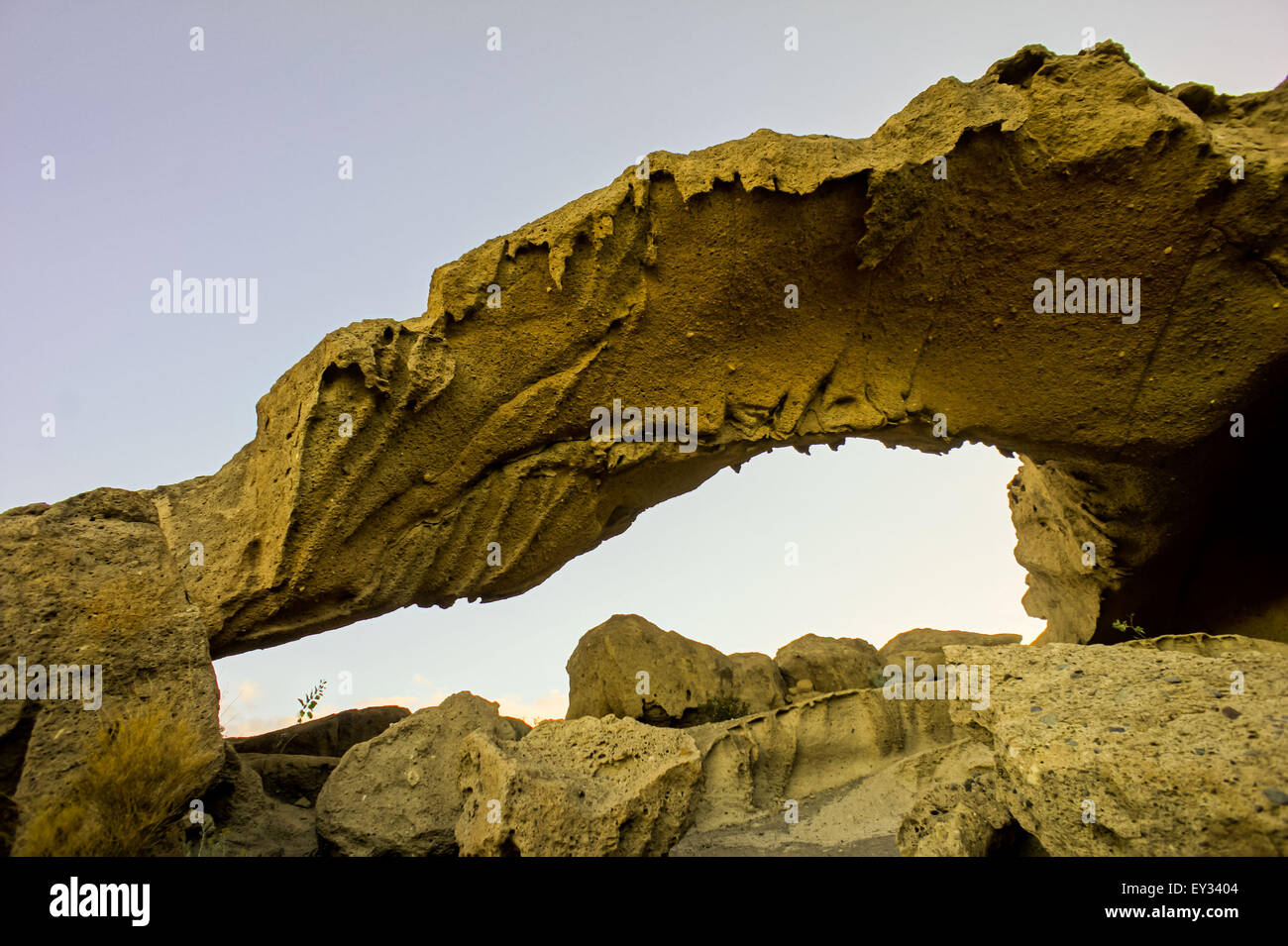 Natural Arch in the Desert Stock Photo - Alamy