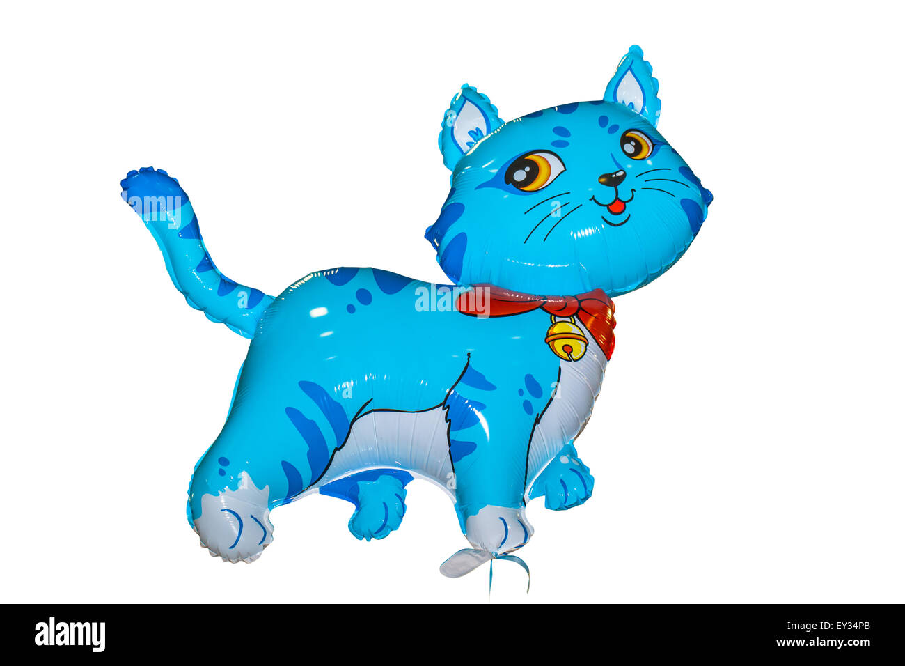Baloon Cat Blue Stock Photo