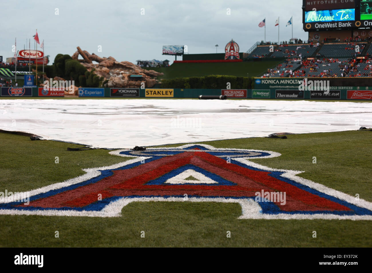 July 19, 2015 The Sunday game gets rained out in the game between the