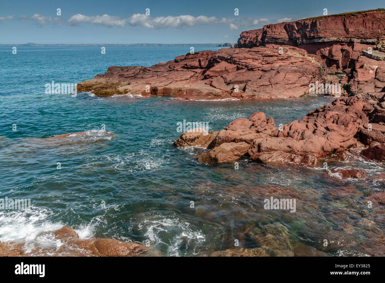 sea rock formation Stock Photo