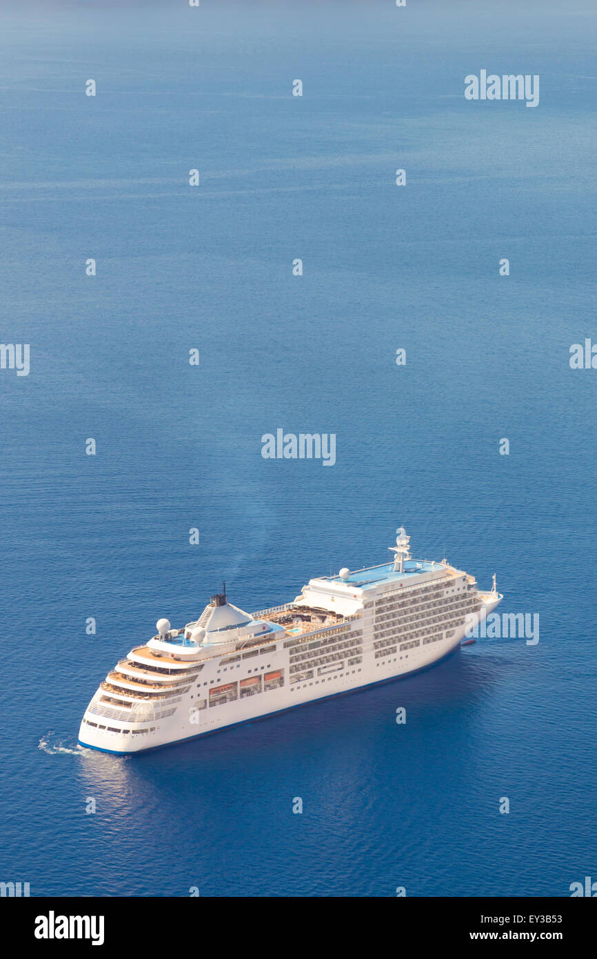 Luxury cruise ship. Stock Photo