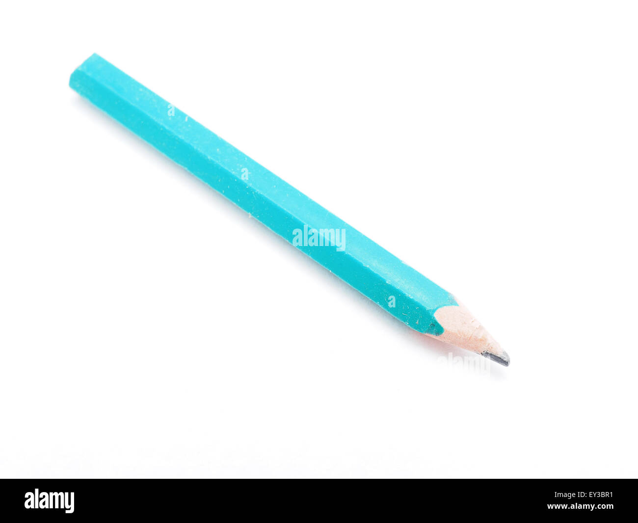 pencil on a white background Stock Photo - Alamy