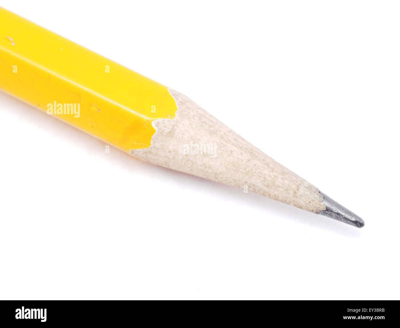 pencil on a white background Stock Photo - Alamy