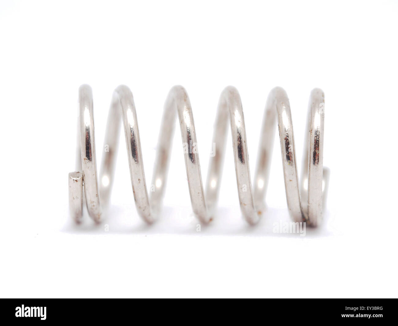 3d render chrome spring hi-res stock photography and images - Alamy
