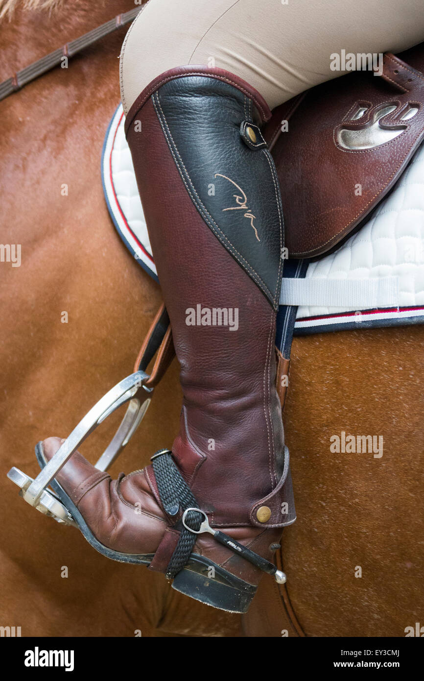Riding boot with spur hi-res stock photography and images - Alamy