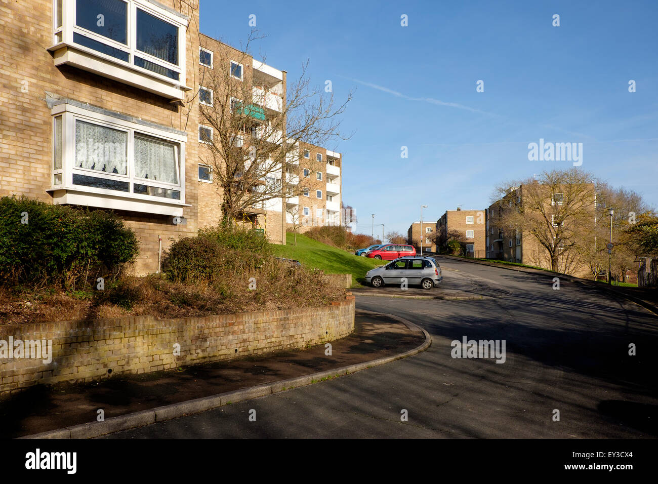 The Bates Estate, a local authority housing estate at Moulsecoomb