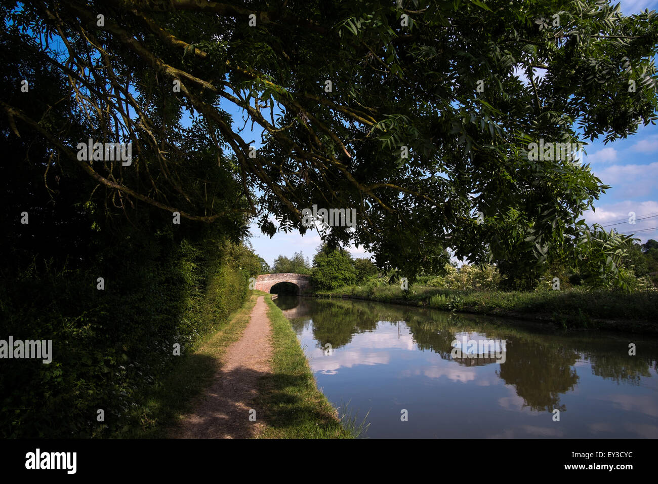 Grand Union Canal near Bugbrooke, Northamptonshire Stock Photo Alamy