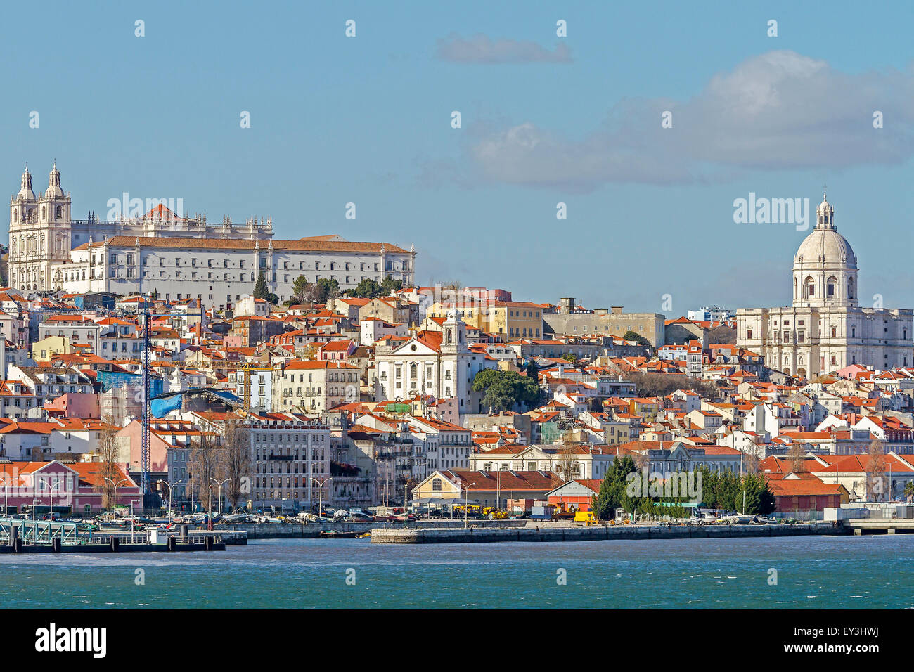 Cityscape Lisbon Portugal Stock Photo