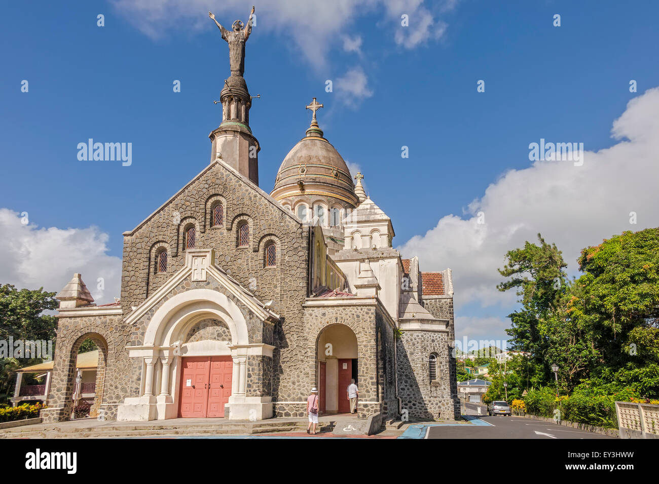 Church of  Balata Martinique West Indies Stock Photo