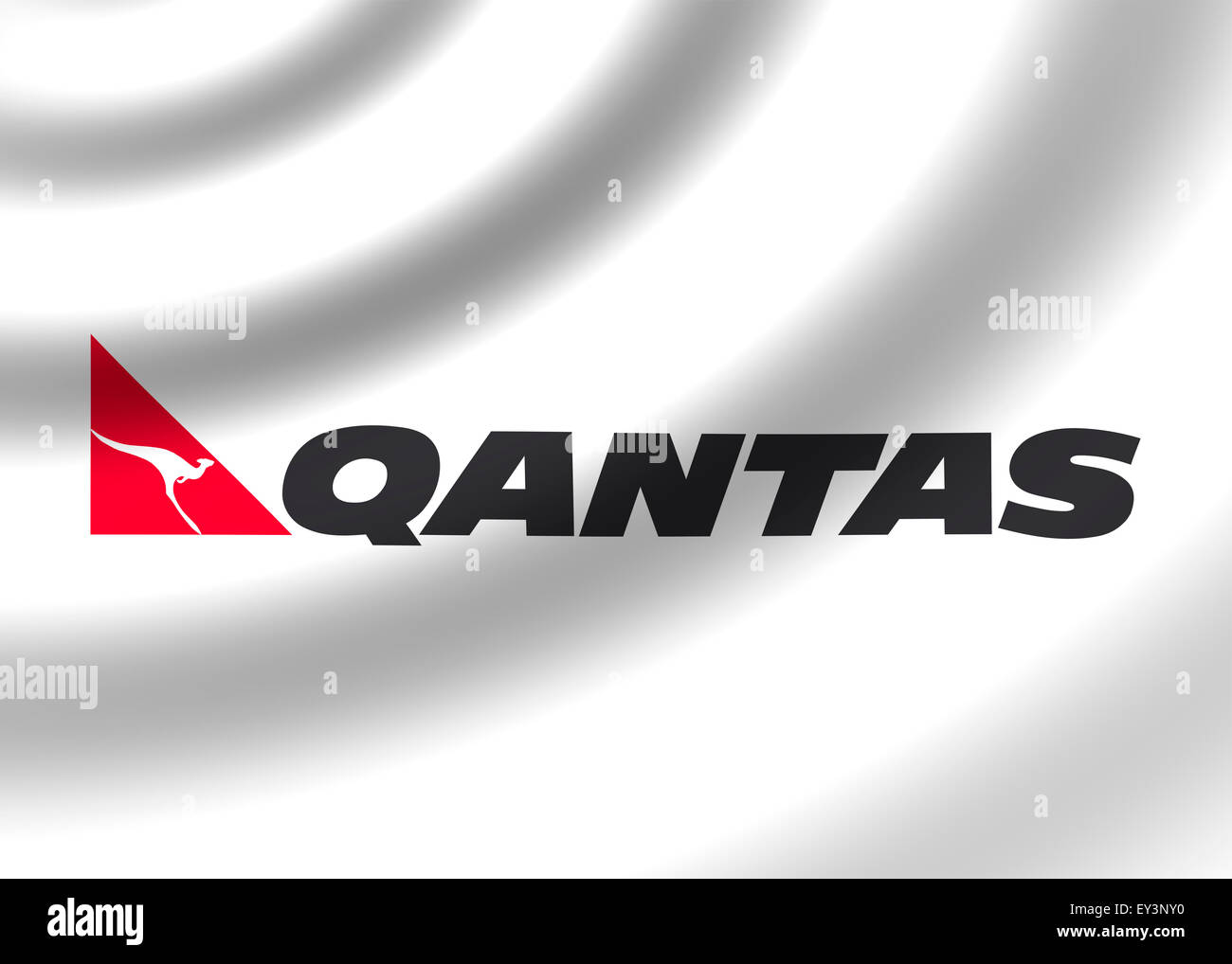 Qantas logo icon flag symbol emblem sign Stock Photo - Alamy