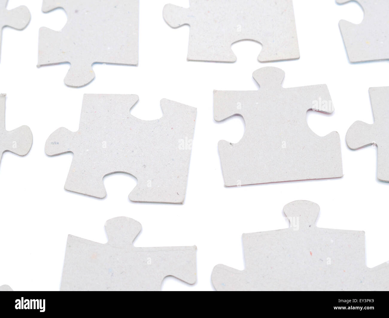 puzzle on white background Stock Photo - Alamy