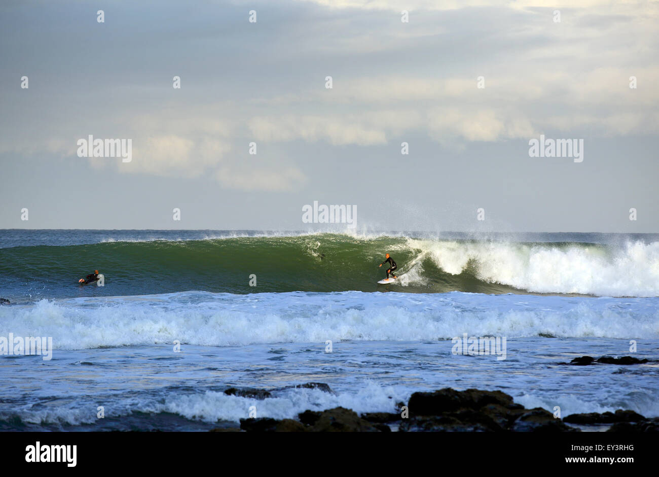 America professional surfer Kelly Slater surfing a wave in Jeffreys Bay