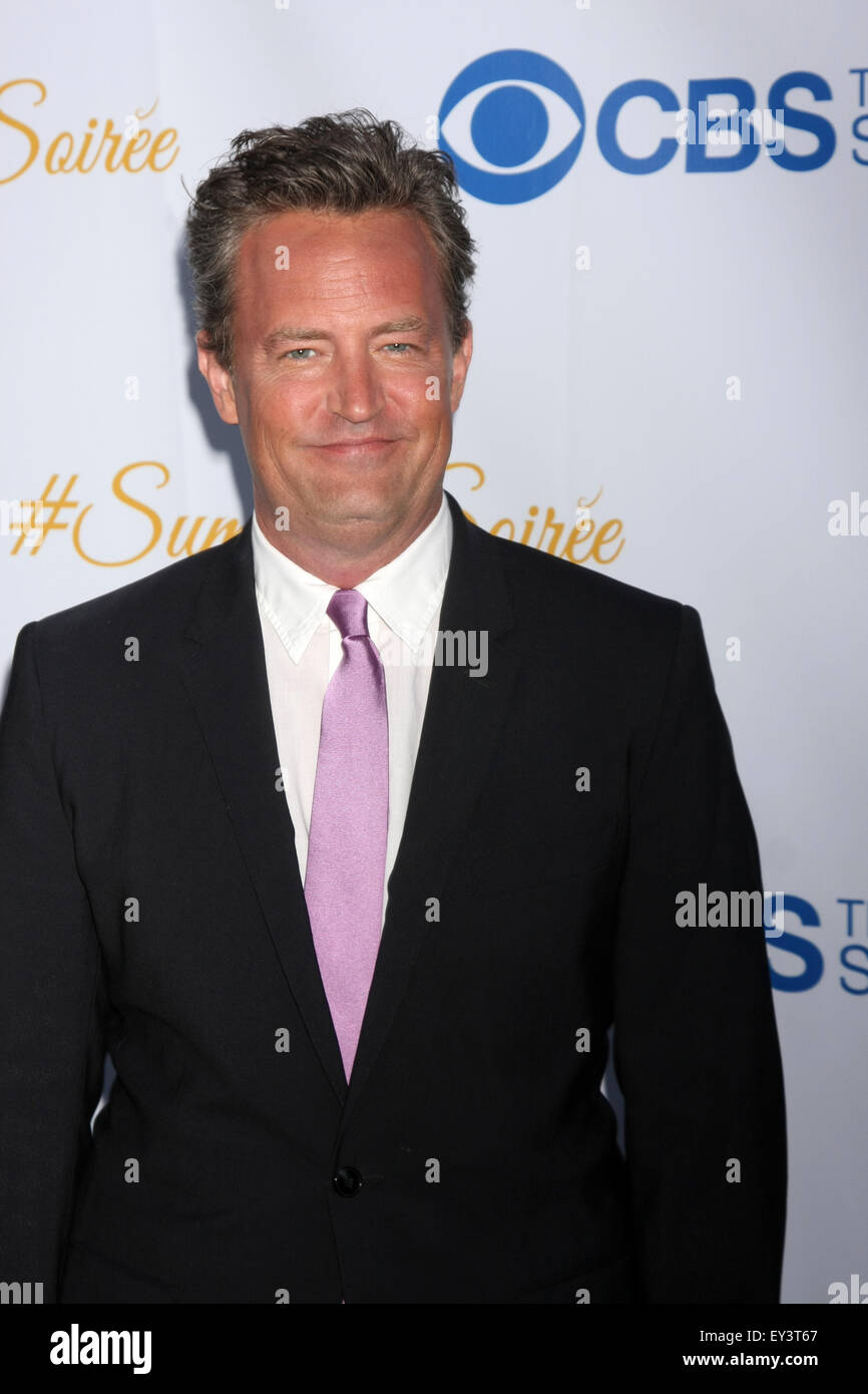 CBS Summer Soiree  Featuring: Matthew Perry Where: Los Angeles, California, United States When: 18 May 2015 Stock Photo