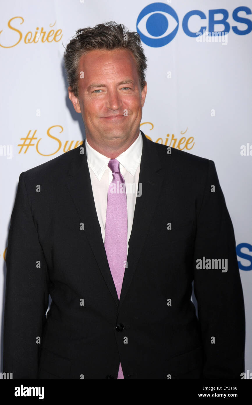 CBS Summer Soiree  Featuring: Matthew Perry Where: Los Angeles, California, United States When: 18 May 2015 Stock Photo