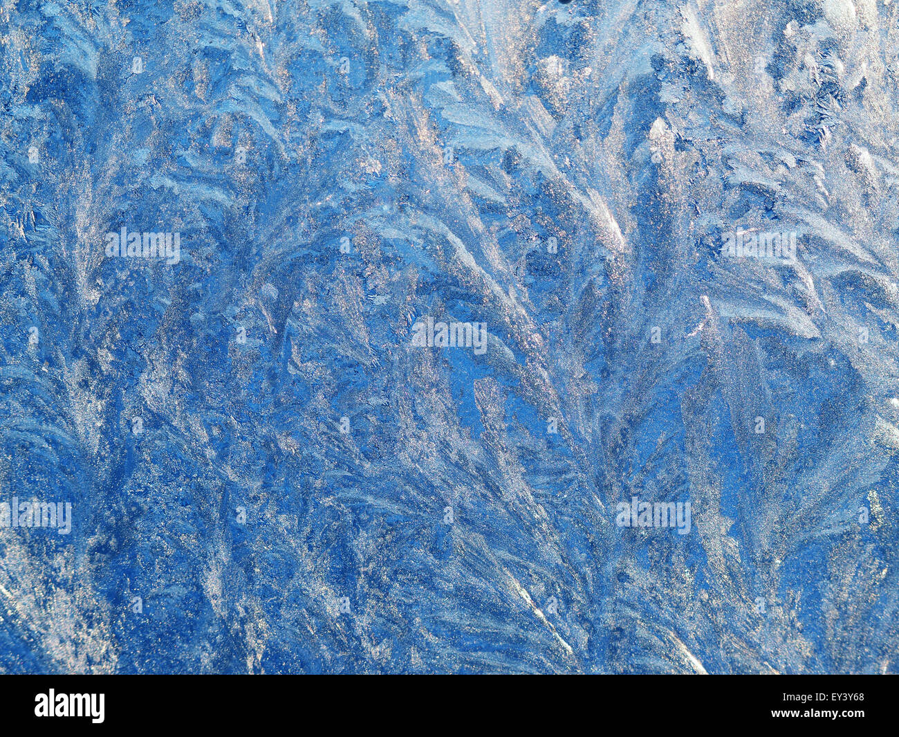 frost patterns on glass Stock Photo - Alamy