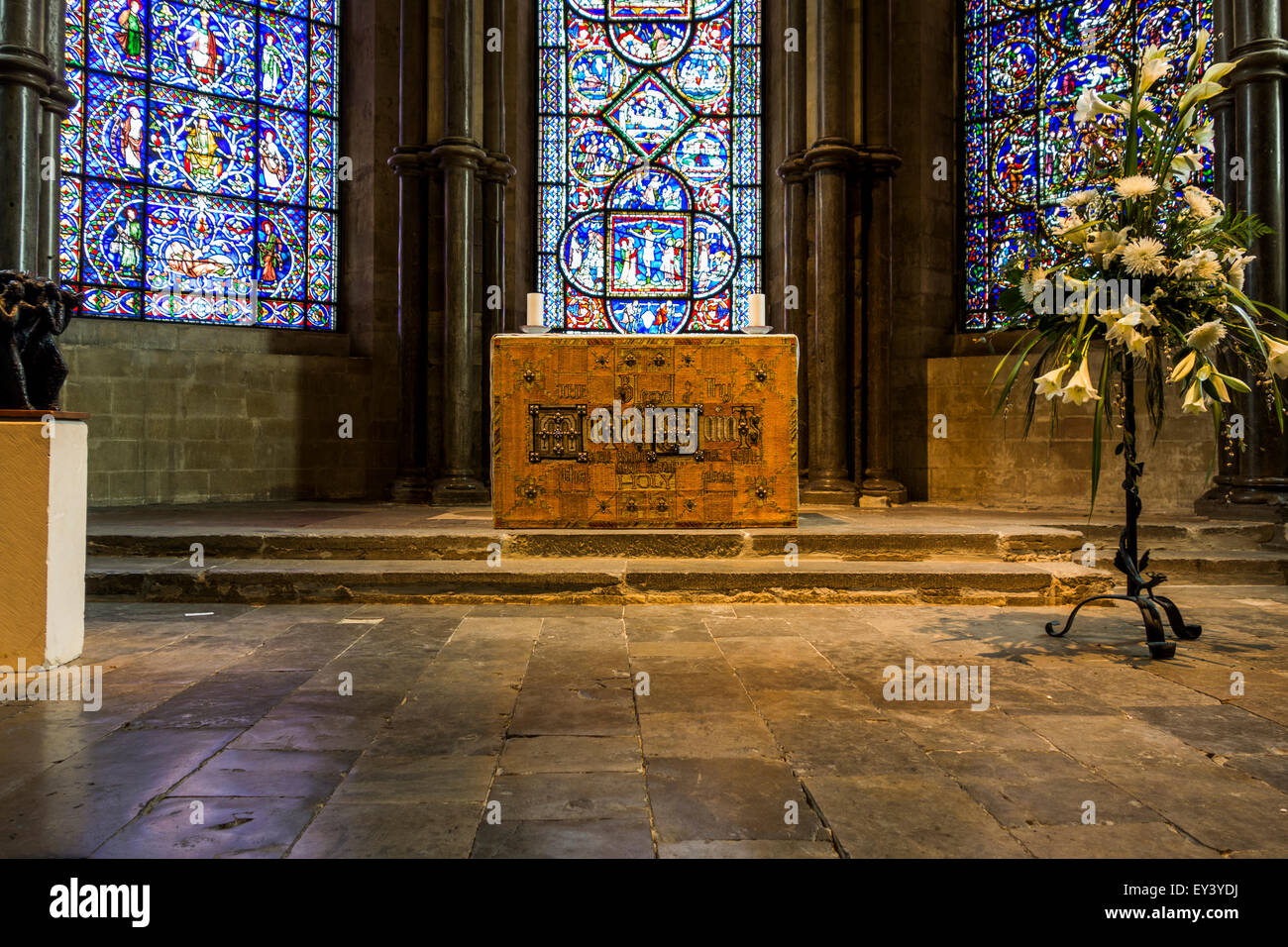 altar, Canterbury Cathedral in Canterbury, Kent, England Stock Photo