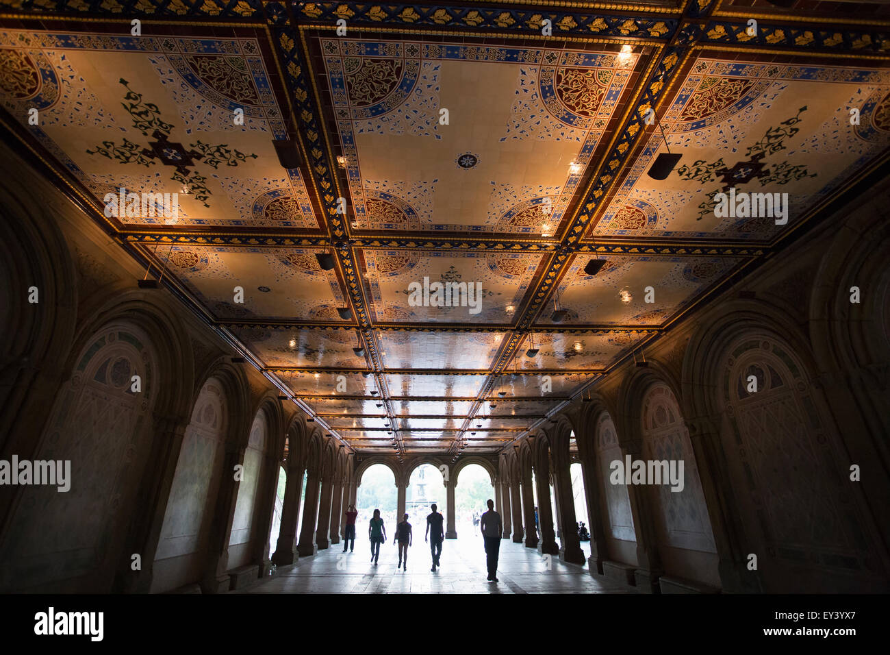 New York City At Bethesda Terrace Underpass In Central Park. Stock Photo,  Picture and Royalty Free Image. Image 25848938.