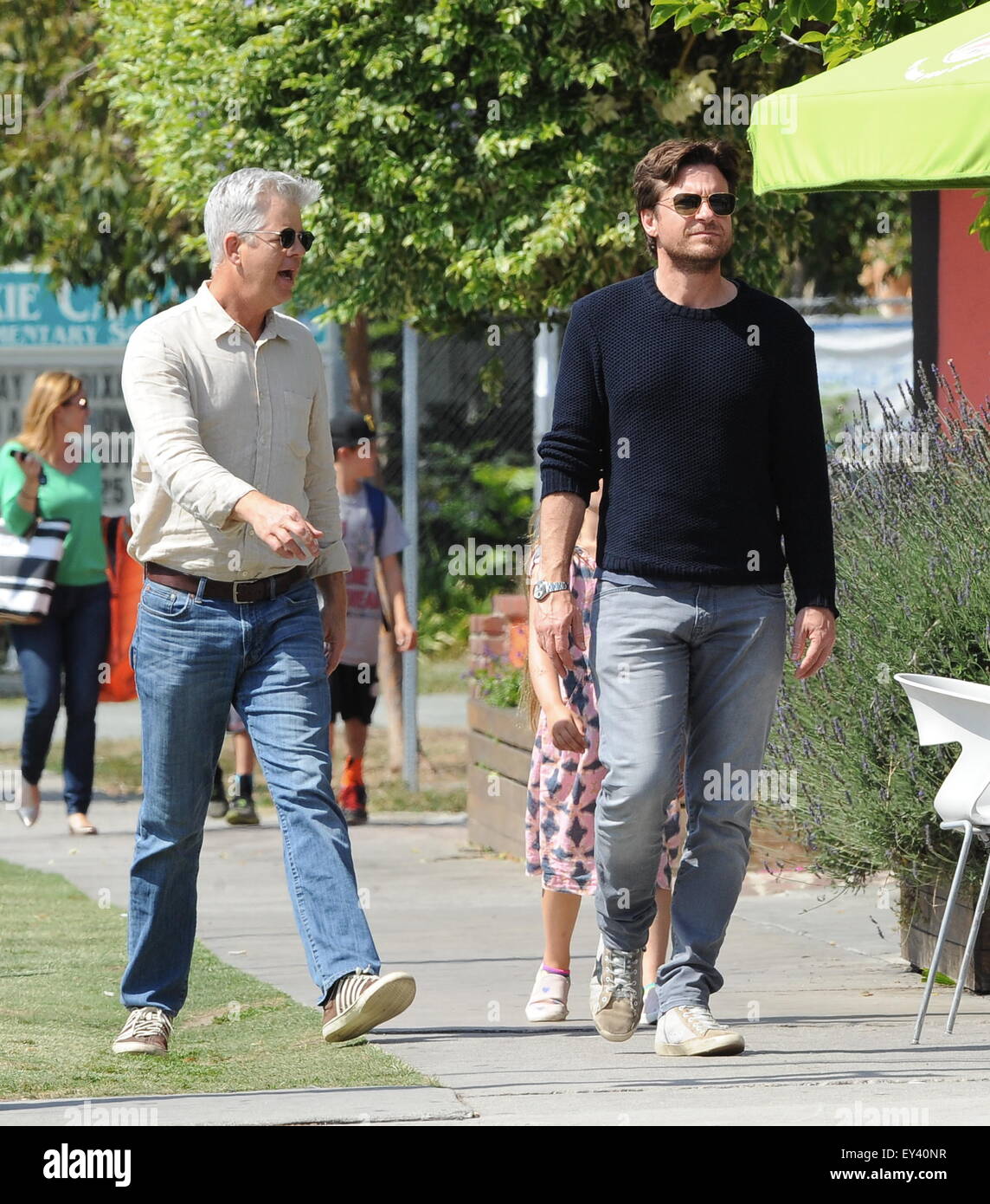 Actor Jason Bateman spending quality time with his dad Kent and