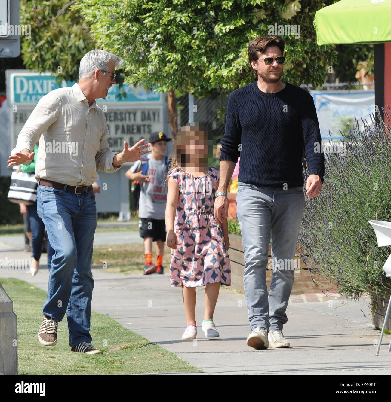 Actor Jason Bateman spending quality time with his dad Kent and