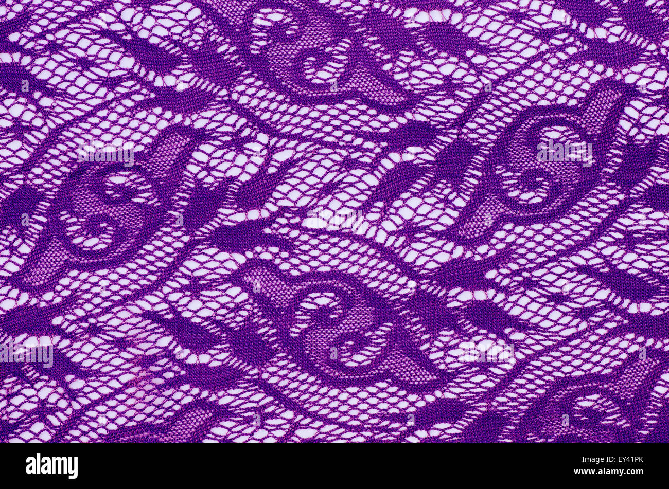 lace pattern  on white background Stock Photo