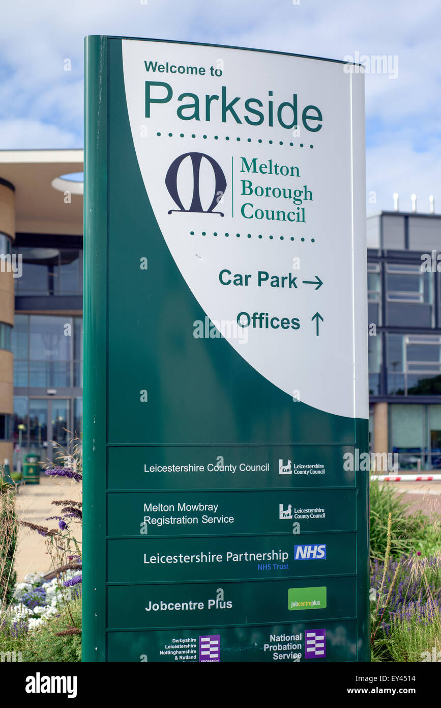 Parkside Melton Mowbray Borough Council Stock Photo Alamy