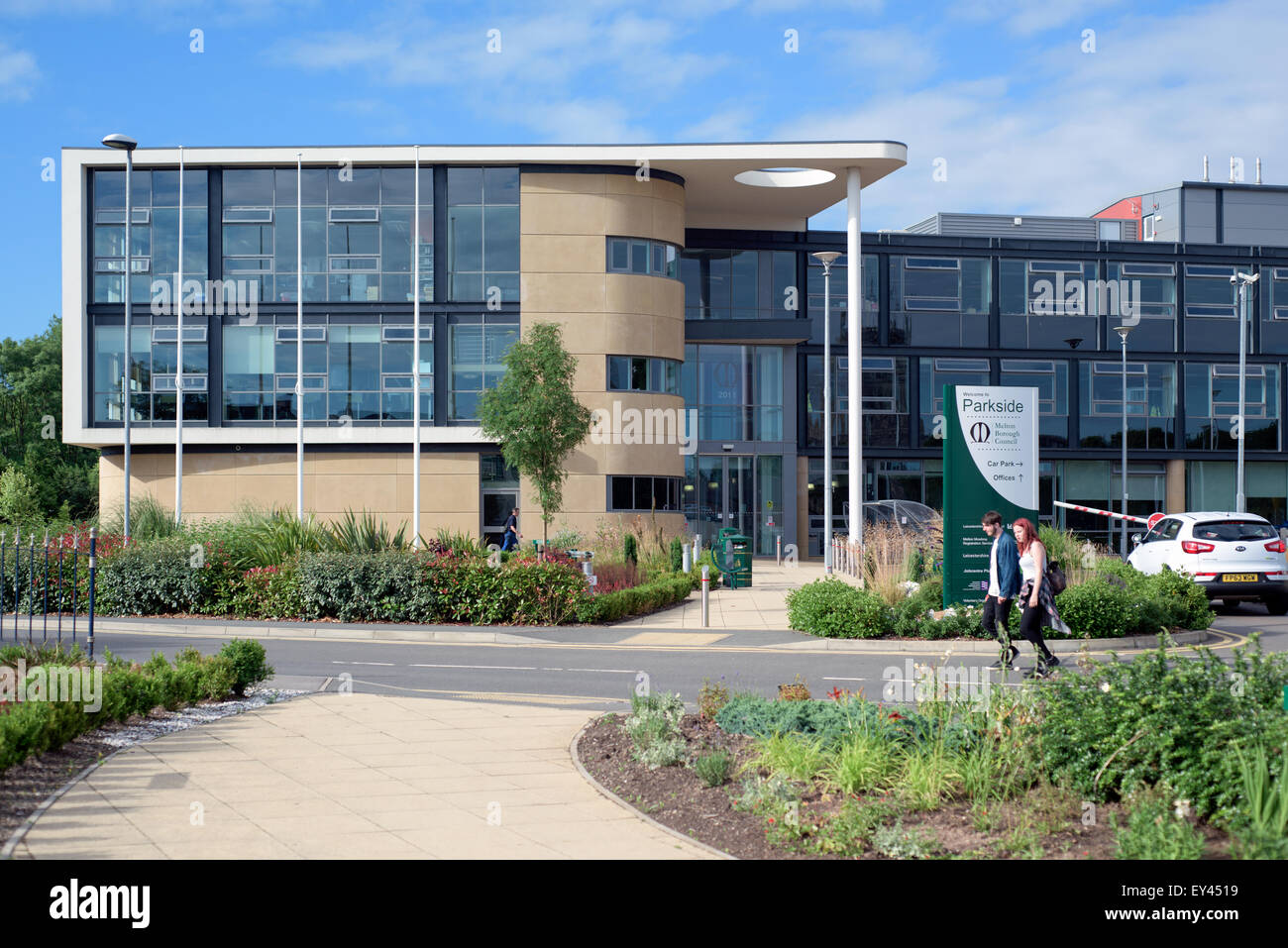 Parkside Melton Mowbray Borough Council Stock Photo Alamy
