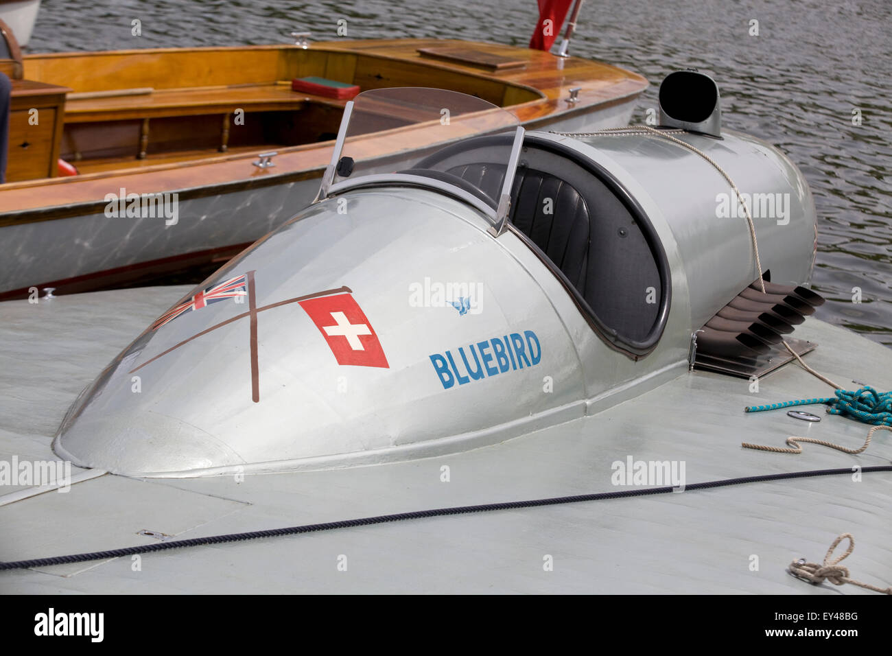 original Bluebird K3 water speed record hydroplane powerboat Henleyon