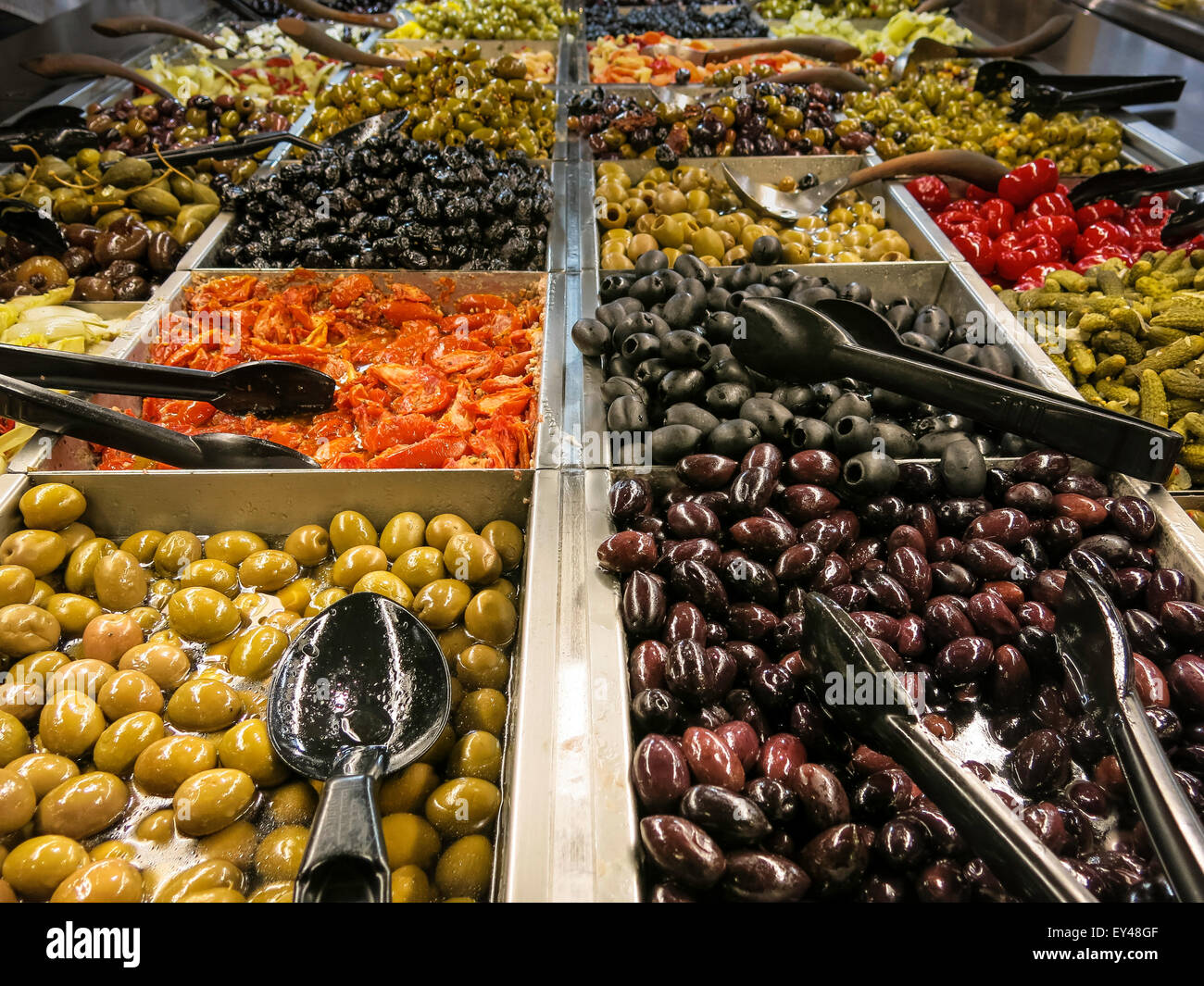 Prepared Food in Grocery Store, USA Stock Photo Alamy