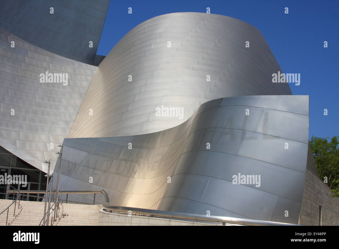 Walt Disney Concert Hall in Los Angeles, Southern California, USA Stock Photo