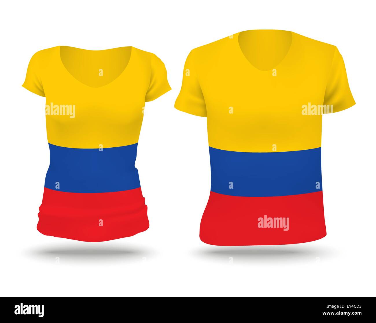 Flag shirt design of Colombia - vector illustration Stock Vector Image ...